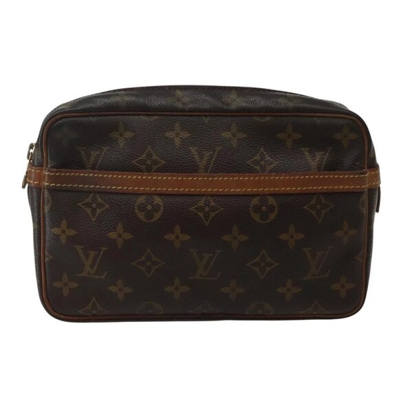 LOUIS VUITTON Monogram Compiegne 23 Clutch Bag - Picture 1 of 16